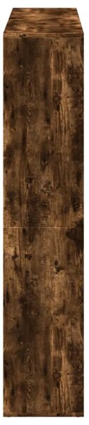 Knihovna kouřový dub 137,5 x 29 x 137,5 cm kompozitní dřevo 3310293