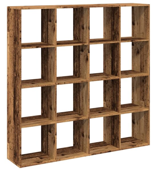 Knihovna old wood 137,5 x 29 x 137,5 cm kompozitní dřevo 3310296