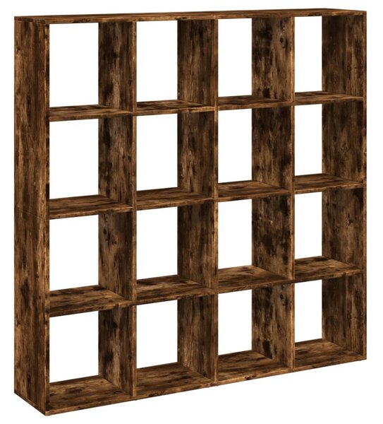 Knihovna kouřový dub 137,5 x 29 x 137,5 cm kompozitní dřevo 3310293