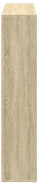 Knihovna dub sonoma 137,5 x 29 x 137,5 cm kompozitní dřevo 3310291