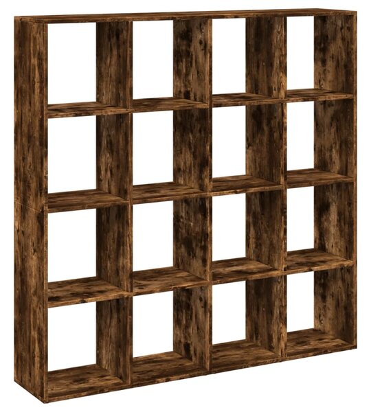 Knihovna kouřový dub 137,5 x 29 x 137,5 cm kompozitní dřevo 3310293
