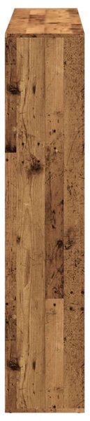 Knihovna old wood 137,5 x 29 x 137,5 cm kompozitní dřevo 3310296
