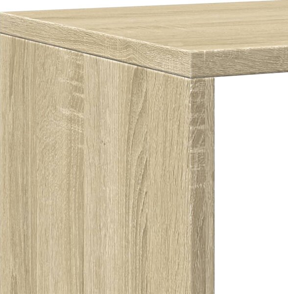 Knihovna dub sonoma 137,5 x 29 x 137,5 cm kompozitní dřevo 3310291