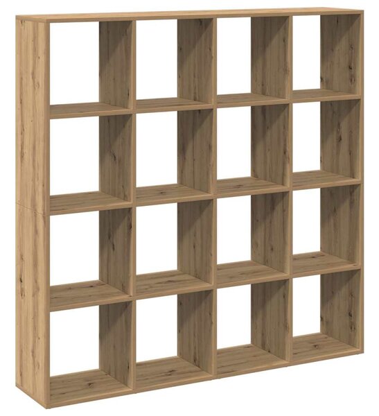 Knihovna dub artisan 137,5 x 29 x 137,5 cm kompozitní dřevo 3310297