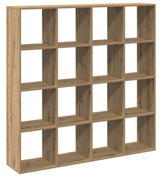 Knihovna dub artisan 137,5 x 29 x 137,5 cm kompozitní dřevo 3310297