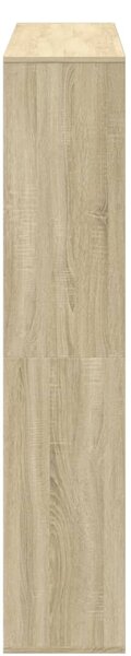 Knihovna dub sonoma 132 x 29 x 141,5 cm kompozitní dřevo 3310309