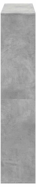 Knihovna betonově šedá 132 x 29 x 141,5 cm kompozitní dřevo 3310310