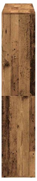 Knihovna old wood 132 x 29 x 141,5 cm kompozitní dřevo 3310314