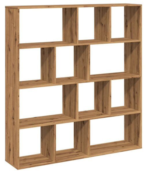 Knihovna dub artisan 132 x 29 x 141,5 cm kompozitní dřevo 3310315