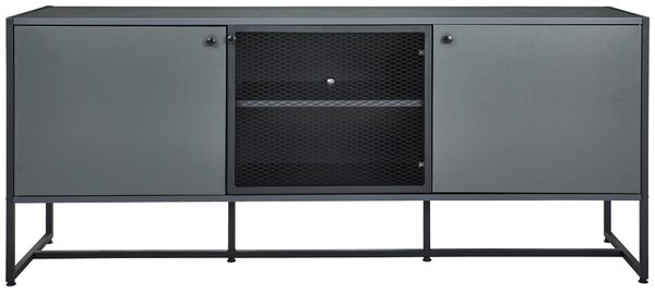 ŠIROKÁ KOMODA, antracitová, černá, 180/75/41 cm P & B - Online Only komody, Online Only