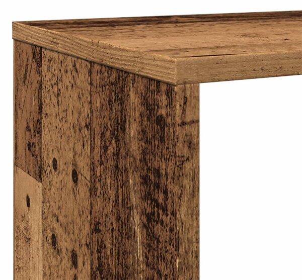 Knihovna old wood 132 x 29 x 141,5 cm kompozitní dřevo 3310314