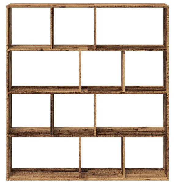 Knihovna old wood 132 x 29 x 141,5 cm kompozitní dřevo 3310314