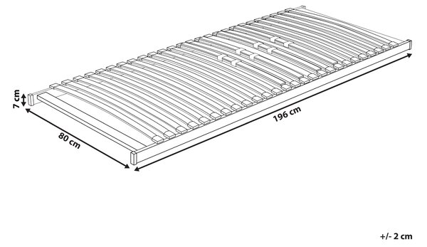 Lamelový rošt VOUZIERS 80 x 200 cm
