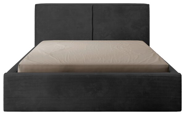 ČALOUNĚNÁ POSTEL, 140/200 cm, barvy grafitu P & B - Postele s úložným prostorem, Online Only