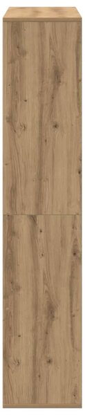 Knihovna dub artisan 102 x 29 x 143 cm kompozitní dřevo 3310306