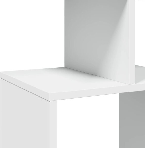 Knihovna bílá 92 x 29 x 188 cm kompozitní dřevo 3310316