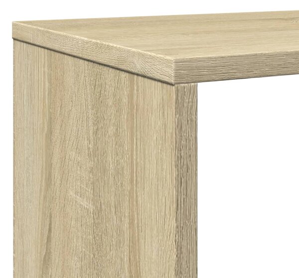 Knihovna dub sonoma 132 x 29 x 141,5 cm kompozitní dřevo 3310309