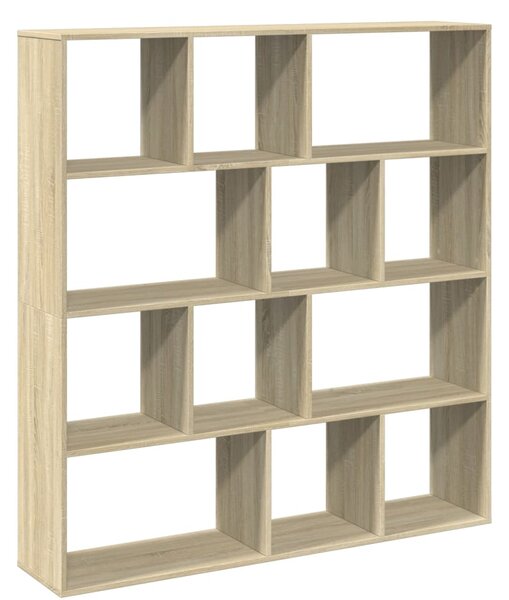 Knihovna dub sonoma 132 x 29 x 141,5 cm kompozitní dřevo 3310309