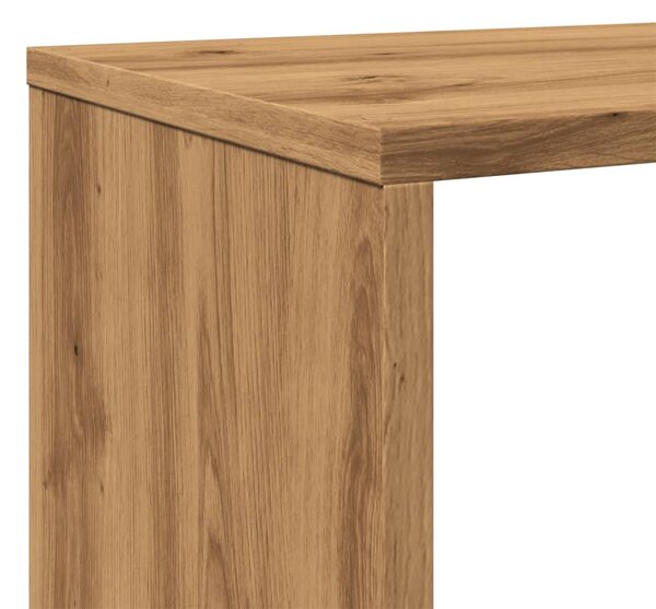 Knihovna dub artisan 132 x 29 x 141,5 cm kompozitní dřevo 3310315