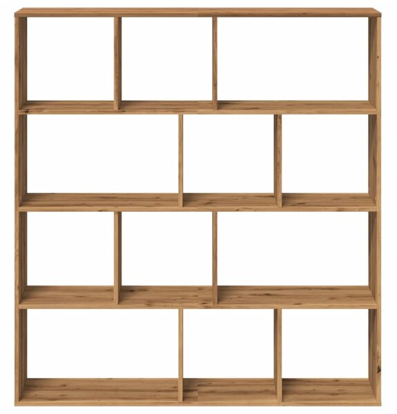 Knihovna dub artisan 132 x 29 x 141,5 cm kompozitní dřevo 3310315
