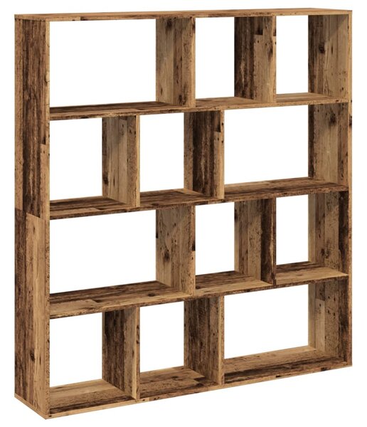 Knihovna old wood 132 x 29 x 141,5 cm kompozitní dřevo 3310314