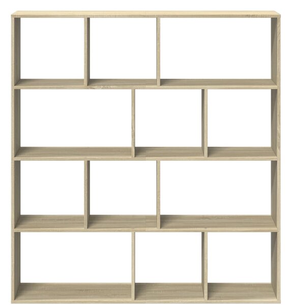 Knihovna dub sonoma 132 x 29 x 141,5 cm kompozitní dřevo 3310309