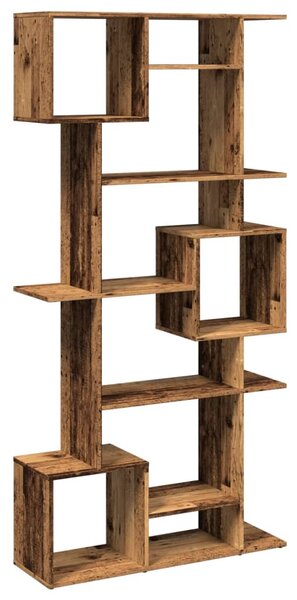 Knihovna old wood 92 x 29 x 188 cm kompozitní dřevo 3310323