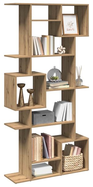 Knihovna dub artisan 92 x 29 x 188 cm kompozitní dřevo 3310324