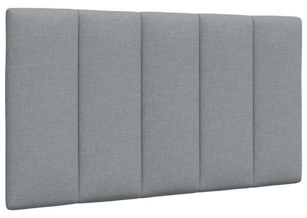 Rám postele bez matrace Hanko světle šedá 80 x 200 cm textil 3310349