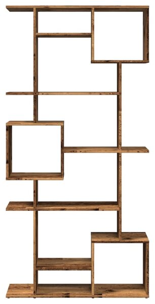Knihovna old wood 92 x 29 x 188 cm kompozitní dřevo 3310323