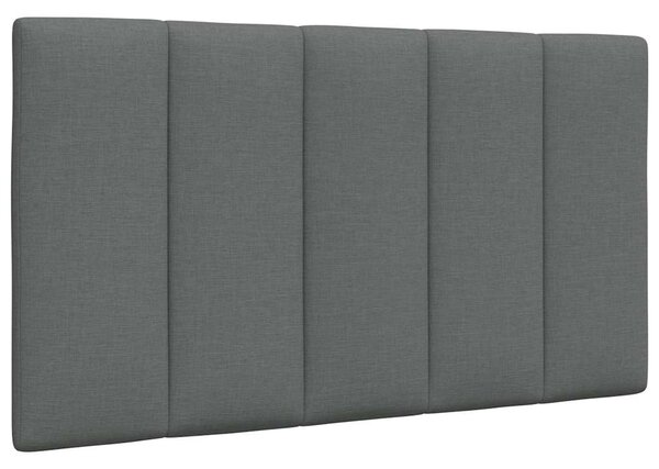Rám postele bez matrace Hanko tmavě šedý 90 x 200 cm textil 3310364