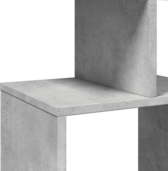 Knihovna betonově šedá 92 x 29 x 188 cm kompozitní dřevo 3310319