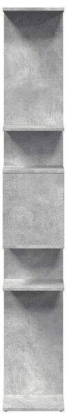Knihovna betonově šedá 92 x 29 x 188 cm kompozitní dřevo 3310319