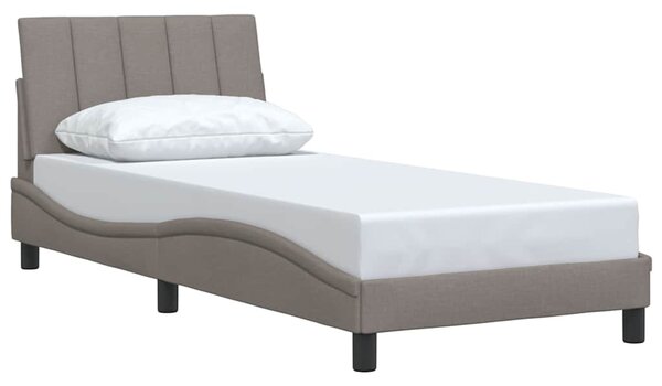 Rám postele bez matrací Hanko taupe 90x190 cm textil 3310360