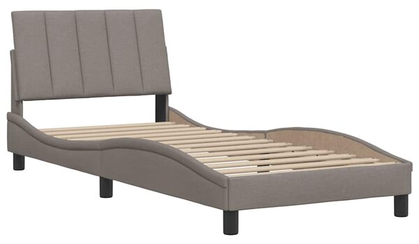 Rám postele bez matrací Hanko taupe 90x190 cm textil 3310360