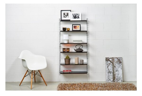 3patrový regál Metaltex Libro, šířka 70 cm
