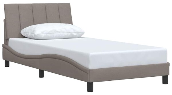 Rám postele bez matrace Hanko taupe 100 x 200 cm textil 3310374