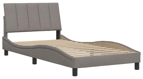 Rám postele bez matrace Hanko taupe 100 x 200 cm textil 3310374