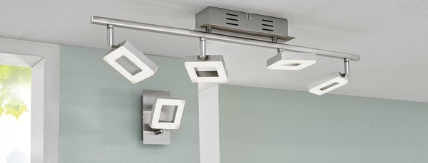 LED ZÁŘIČ, 60,5/8/19 cm Novel - Bodová světla