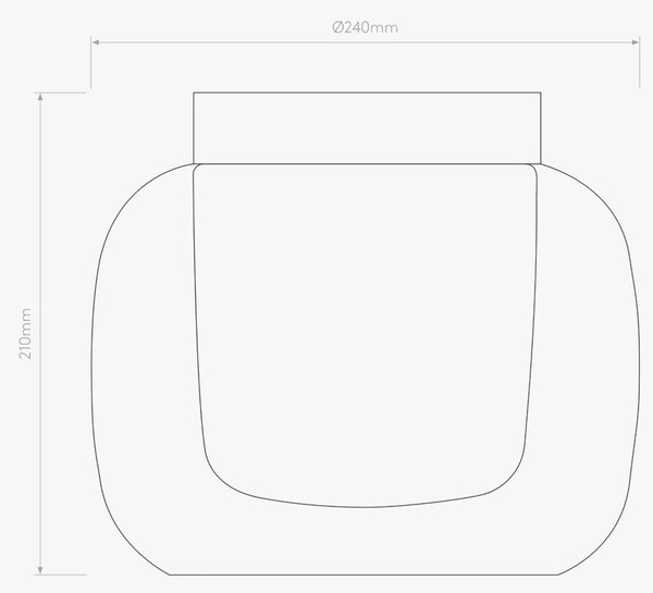 Astro Aquina E27 stropní svítidlo IP44 Chromová⌀360mm