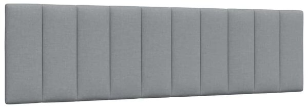 Rám postele bez matrace Hanko světle šedý 180 x 200 cm textil 3310405