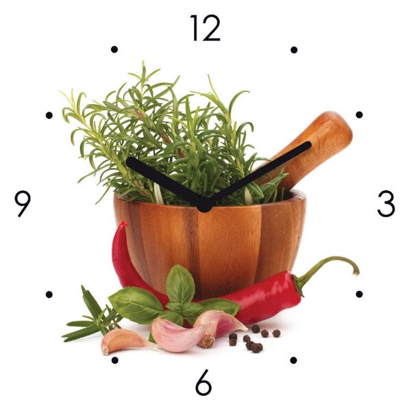 NÁSTĚNNÉ HODINY vícebarevná 20/20 cm Euroart - Nástěnné hodiny