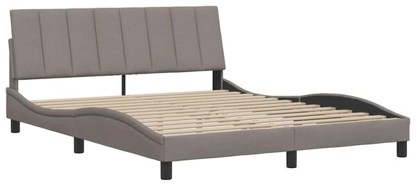 Rám postele bez matrace Hanko taupe 160 x 200 cm textil 3310402