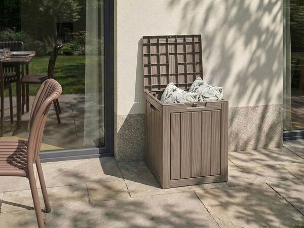 Úložný box MEDELLIN 46 cm 43 cm Taupe