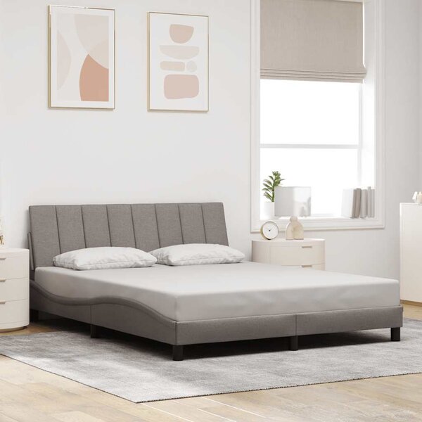 Rám postele bez matrace Hanko taupe 160 x 200 cm textil 3310402
