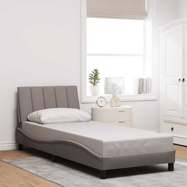 Rám postele bez matrací Hanko taupe 90x190 cm textil 3310430