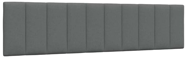Rám postele bez matrace Hanko tmavě šedý 200 x 200 cm textil 3310413