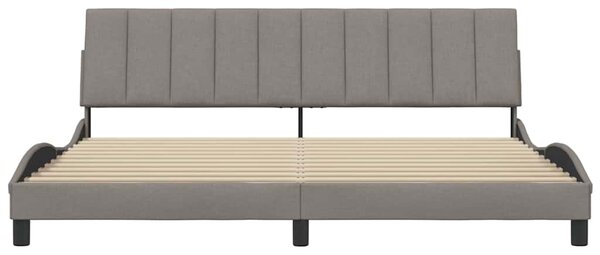 Rám postele bez matrace Hanko taupe 200 x 200 cm textil 3310416