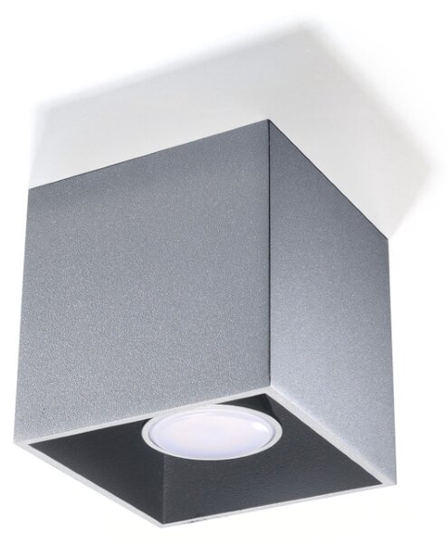 Sollux Lighting Stropní svítidlo QUAD 1 šedé