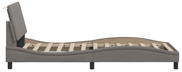 Rám postele bez matrací Hanko taupe 90x190 cm textil 3310430